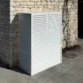 Hliníkový kryt DECOClim ALU BIELY