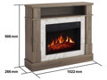 Elektrický krb ArtiFlame For Living AF23S Grey Oak