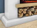 Elektrický krb ArtiFlame Shelford AF23S White