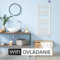 Elektrické rebríkové radiátory Gabarrón TNWD a TBWD s WiFi ovládaním