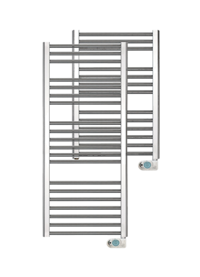 Elektrické rebríkové radiátory Gabarrón TBCK s programovateľným ovládacím panelom