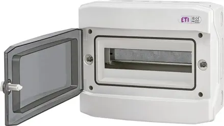 ECH-12PT Rozvodná skriňa nadomietková plastová, 12 modulov