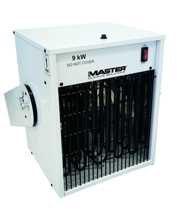 Závesný elektrický ohrievač Master TR9C s diaľkovým termostatom