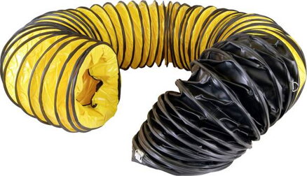 Hadica pružná PVC s priemerom 23 cm, dĺžka 7,6 m