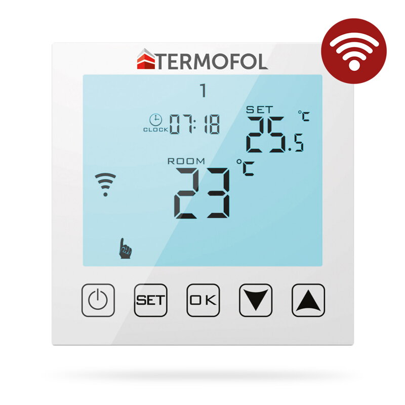 Programovateľný termostat TF WiFi s ovládaním cez aplikáciu