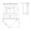Albion Corner AF23S White